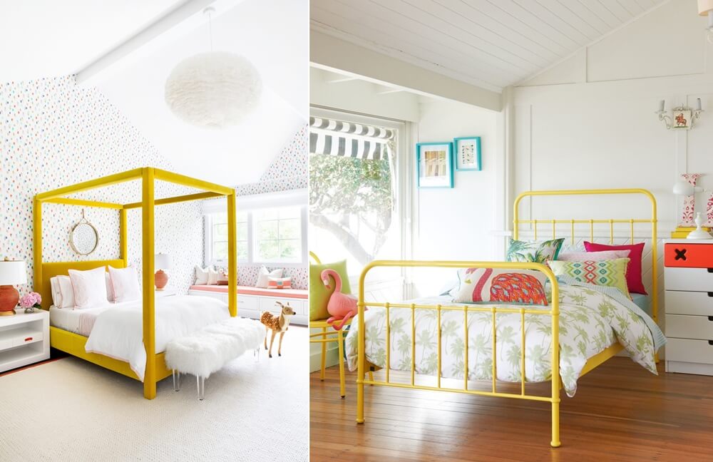 How to Decorate a Bedroom With Yellow