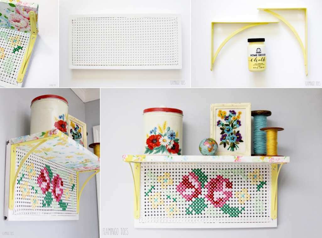 DIY Cross Stitch Inspired Home Decor Projects