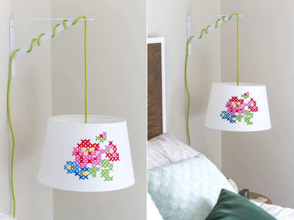 DIY Cross Stitch Inspired Home Decor Projects