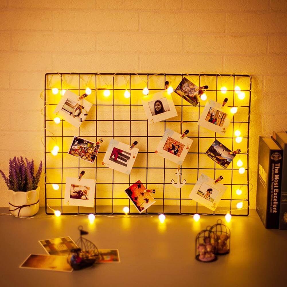 Metal Grid Wall Decor Ideas