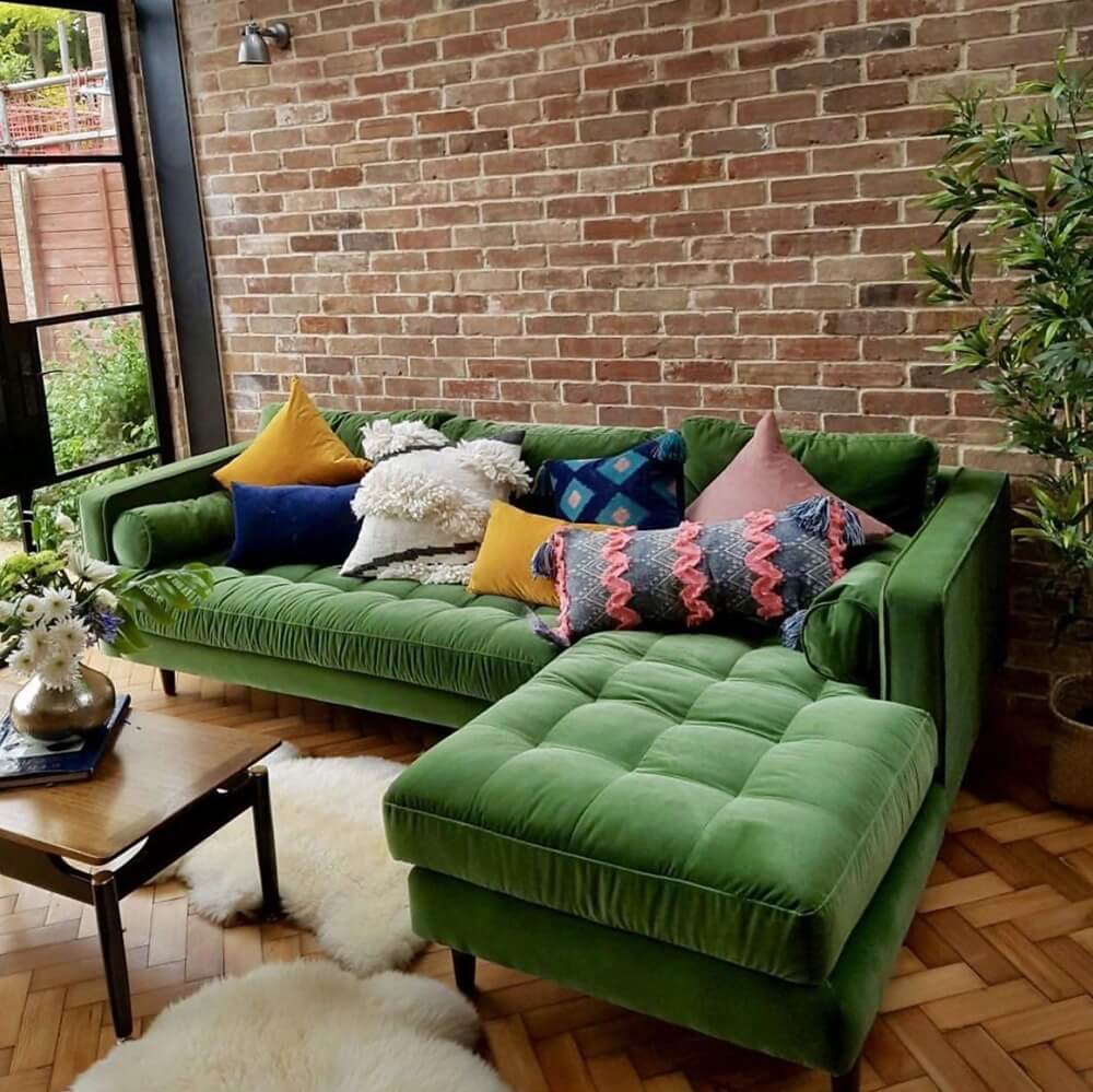 Ways to Style a Living Room with a Brick Wall