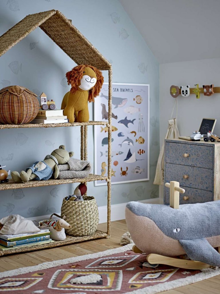 Rattan Kids Room Decor Ideas