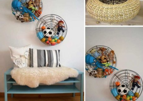 Wall Toy Storage Ideas