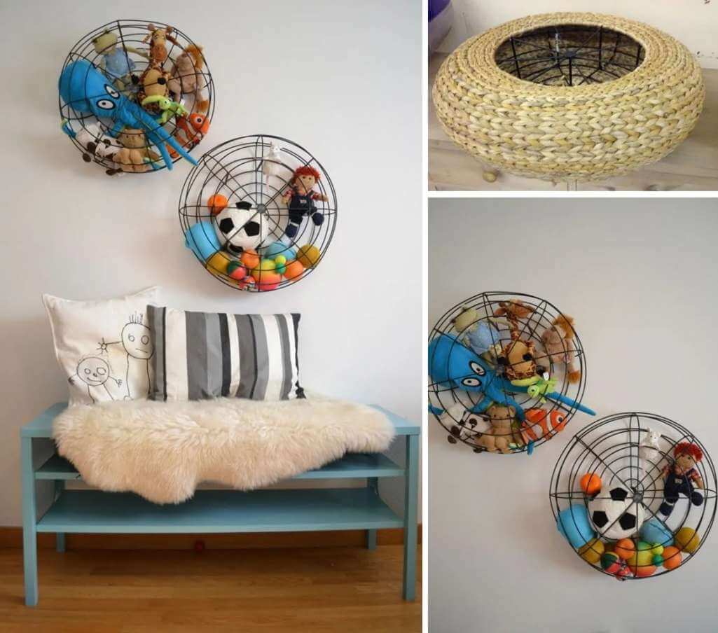 Wall Toy Storage Ideas