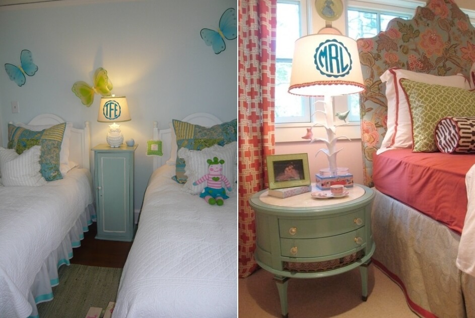 Kids room monogram 