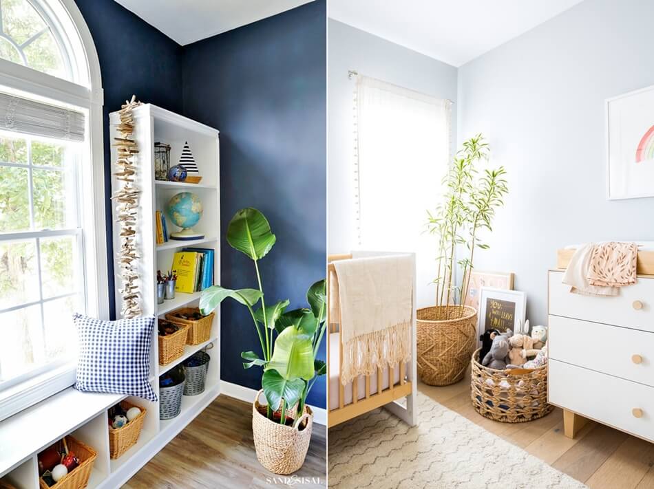 Rattan Kids Room Decor Ideas