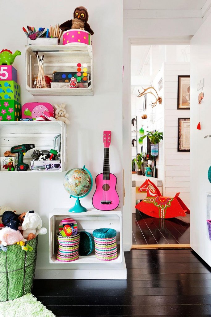 Wall Toy Storage Ideas