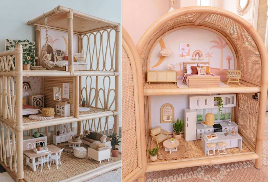 Rattan Kids Room Decor Ideas