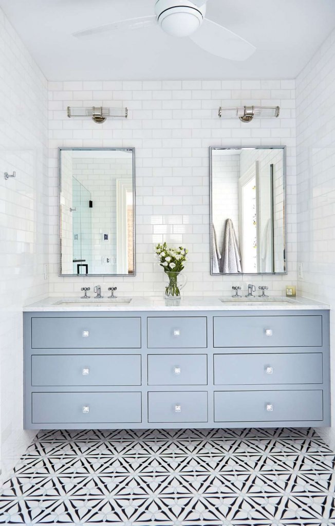 Ideas to Decorate a Bathroom with Light Blue Cabinets