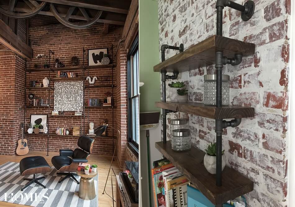 Ways to Style a Living Room with a Brick Wall