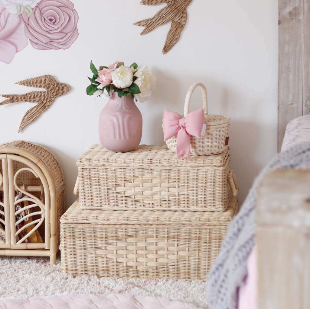 Rattan Kids Room Decor Ideas