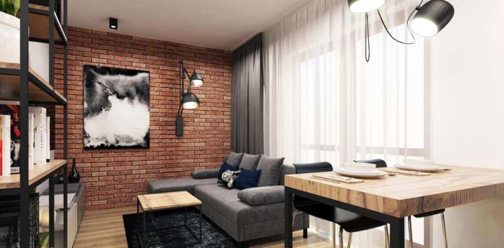 Ways to Style a Living Room with a Brick Wall