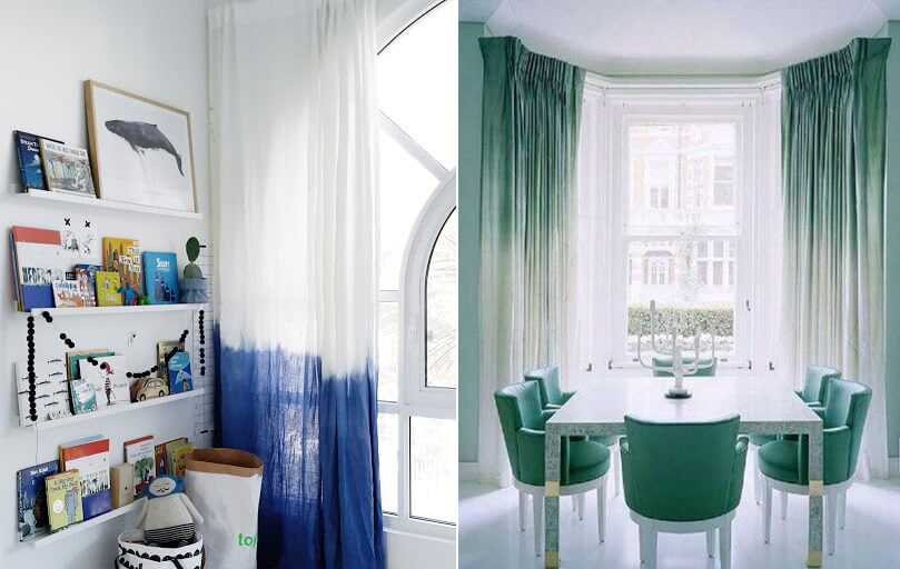 White Curtain Makeover Ideas