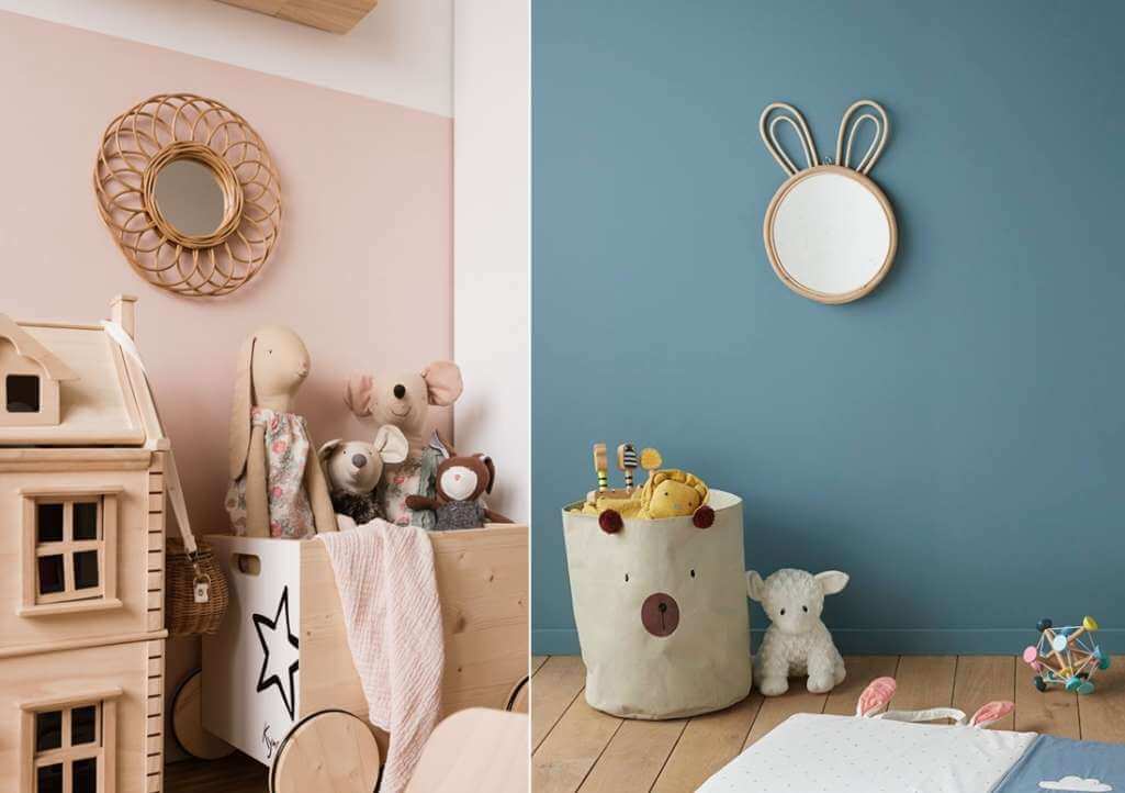 Rattan Kids Room Decor Ideas