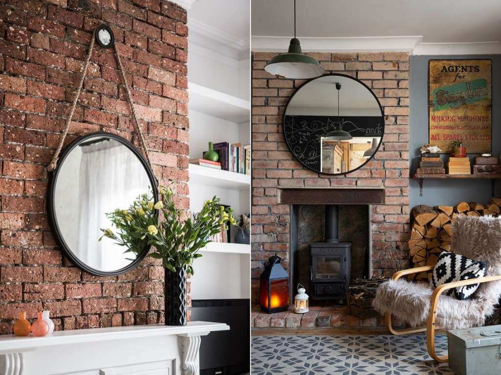 Ways to Style a Living Room with a Brick Wall