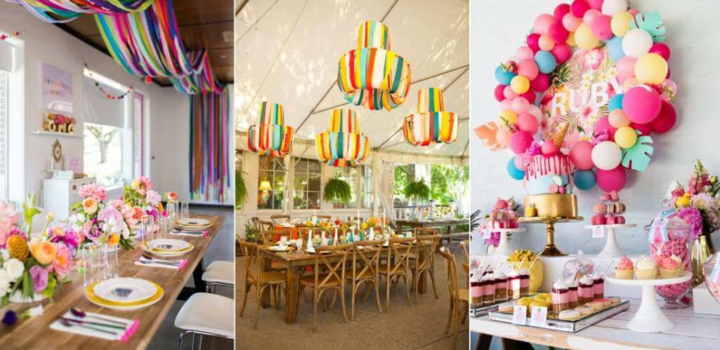 Ways to Bring Color to Your Party