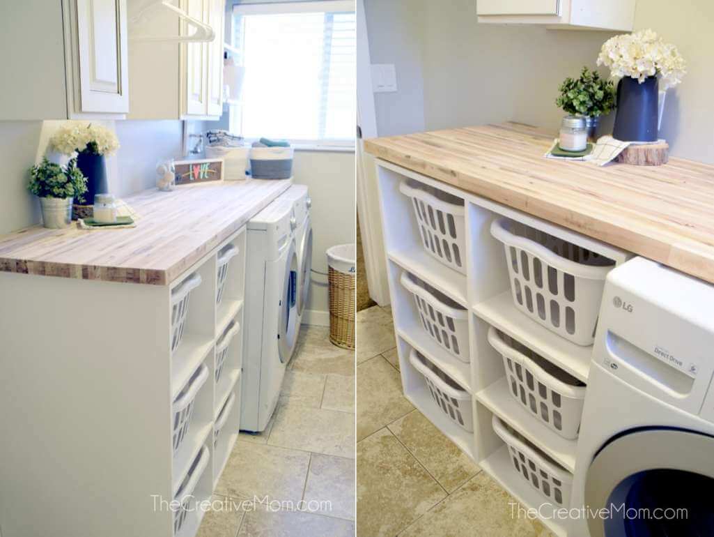 DIY Laundry Storage Ideas