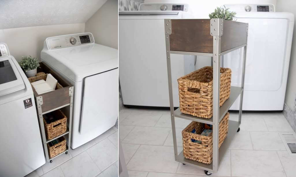 DIY Laundry Storage Ideas