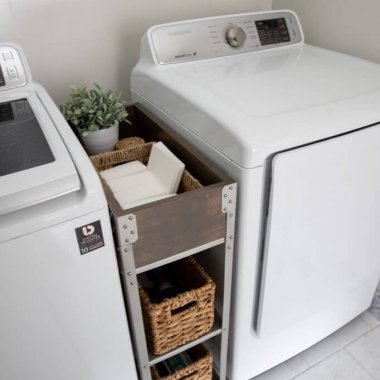 diy laundry room storage ideas