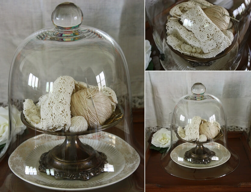 Ways to Style a Glass Cloche