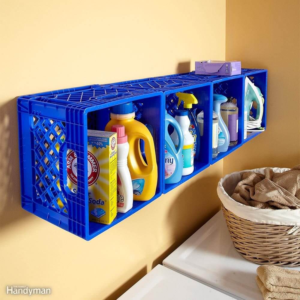 DIY Laundry Storage Ideas