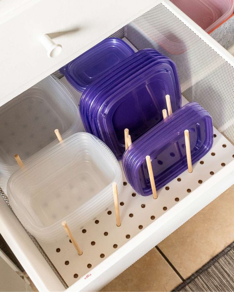 Tupperware Lid Organization Ideas