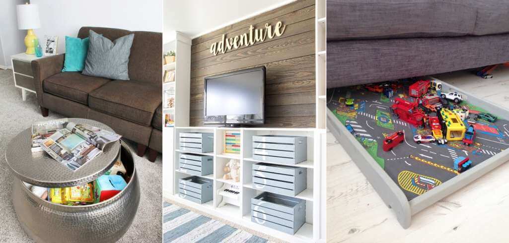 Living Room Toy Storage Ideas