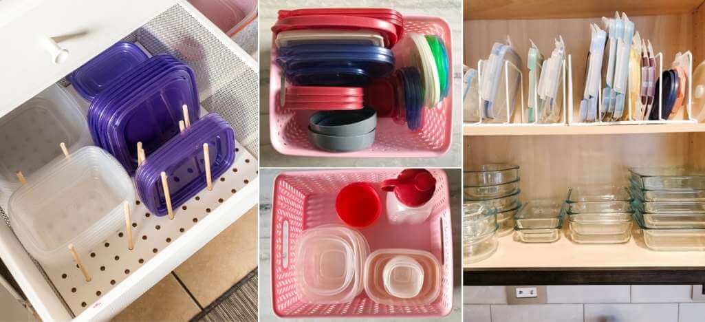 Tupperware Lid Organization Ideas