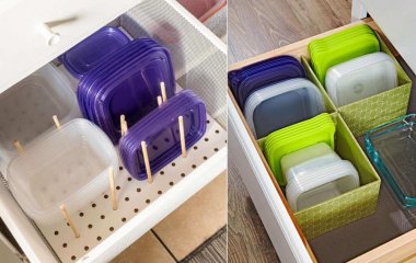 Tupperware Lid Organization Ideas