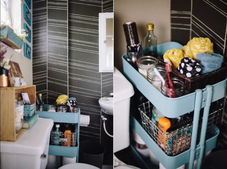 Storage Solutions for Bathrooms With No Counter Space