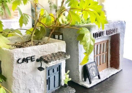 diy cement planters