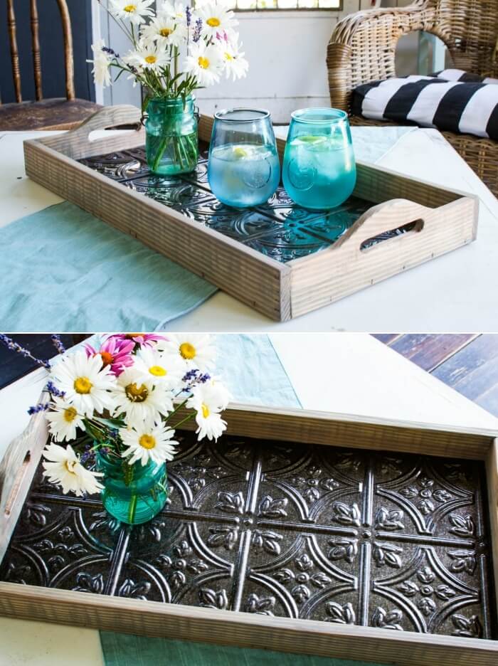 DIY Serving Tray Makeover Ideas