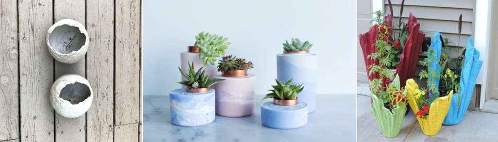 DIY Cement Planter Ideas