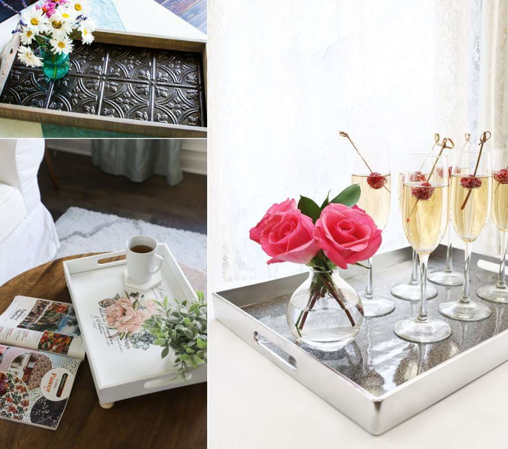 DIY Serving Tray Makeover Ideas