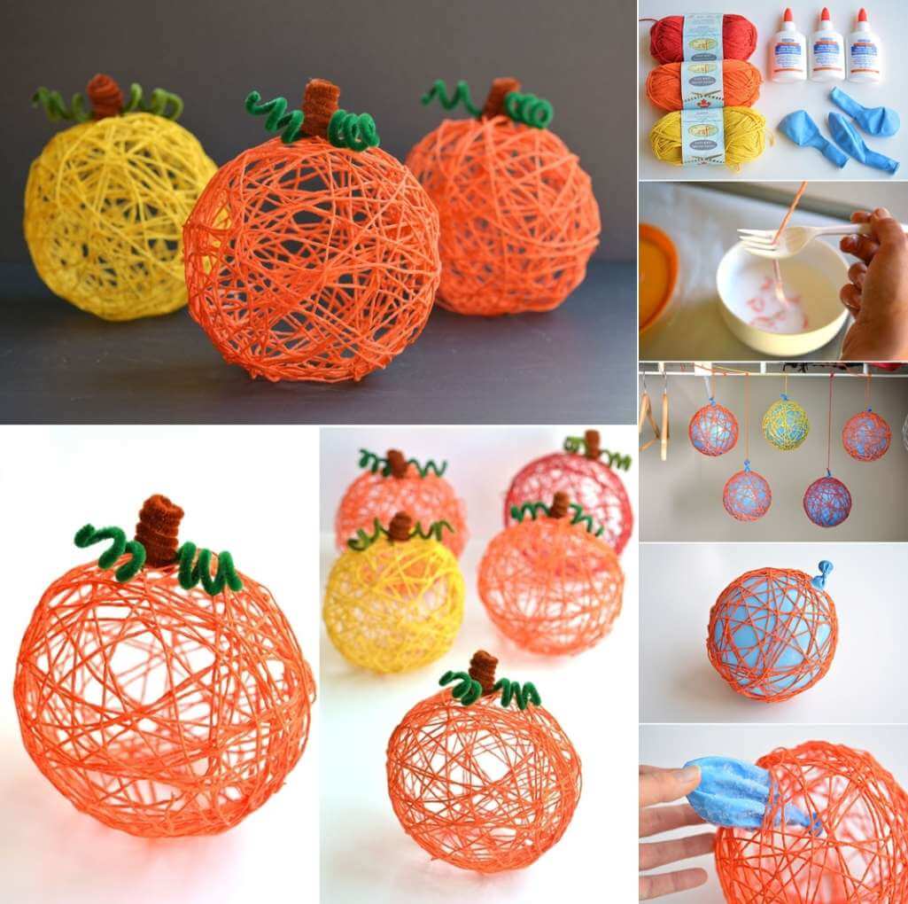 Pumpkin Crafts for Autumn Decor