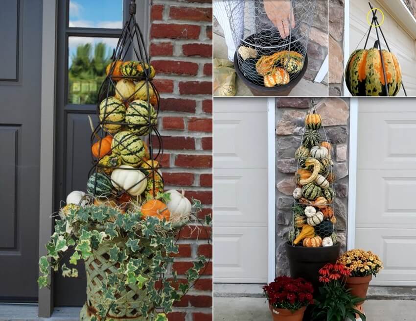 Fall Topiary Ideas 