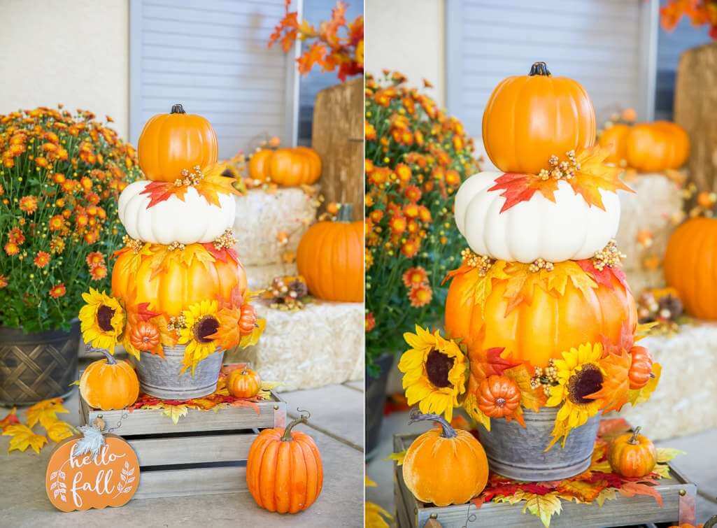 Fall Topiary Ideas 