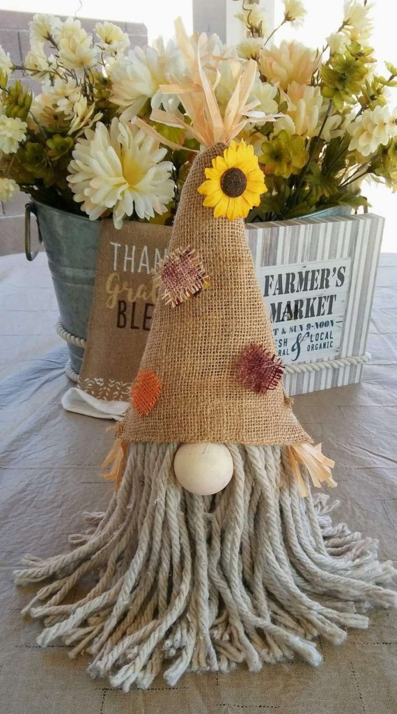 Foam Cone Fall Decor Projects