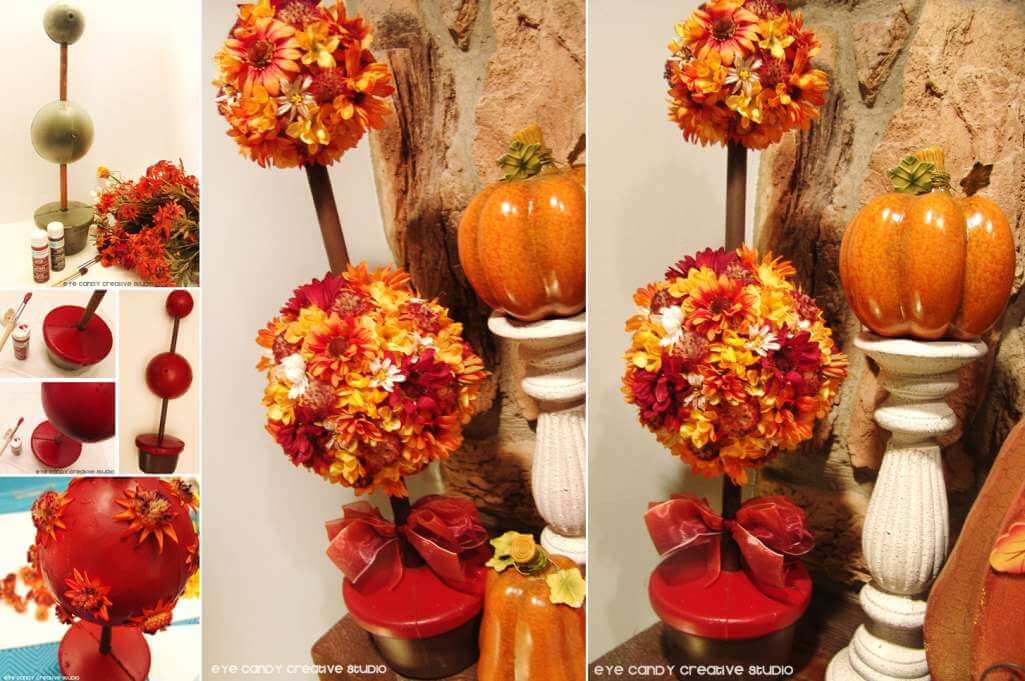 Fall Topiary Ideas