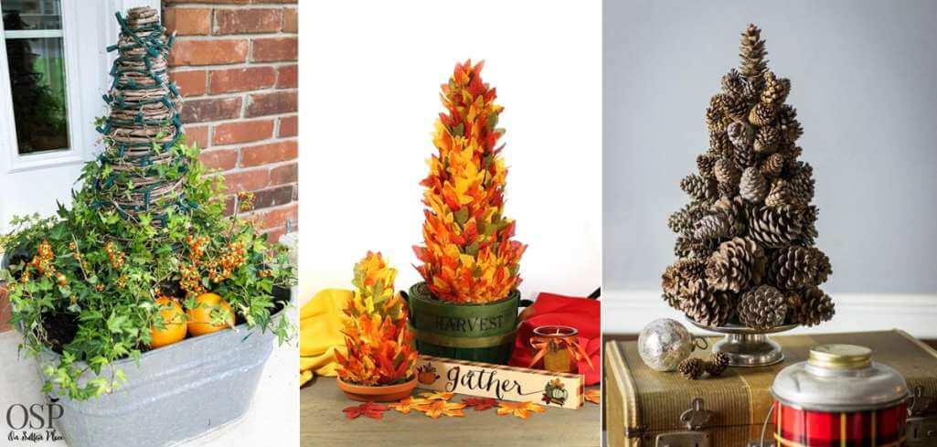 Foam Cone Fall Decor Projects