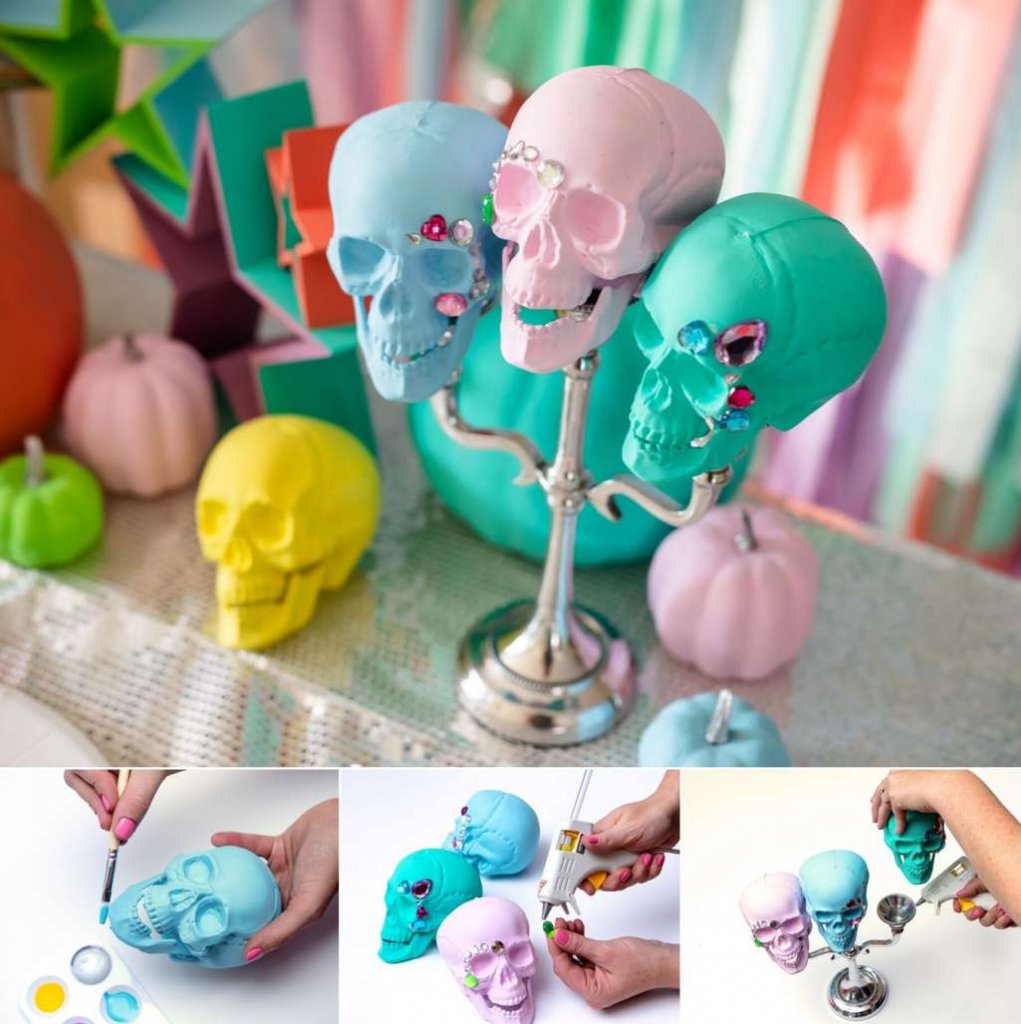 DIY Rainbow Halloween Decor Ideas