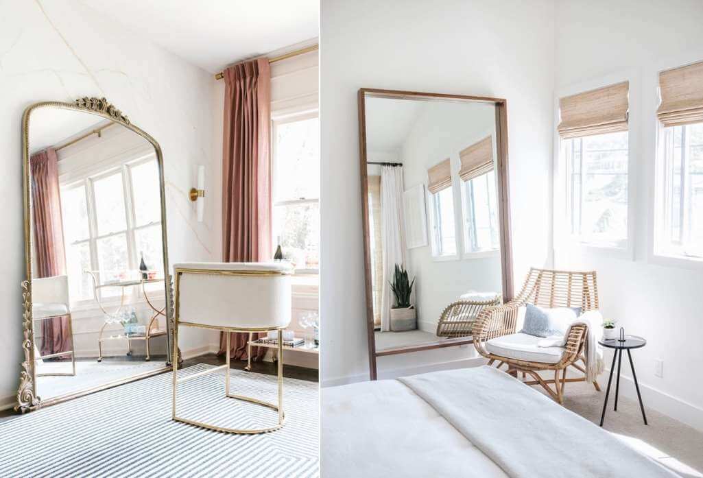 Ways to Style a Bedroom Mirror