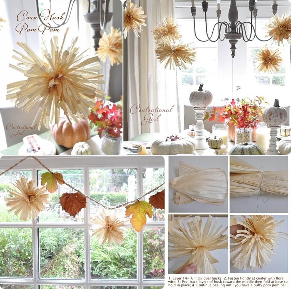 Decorating with Corn Husk