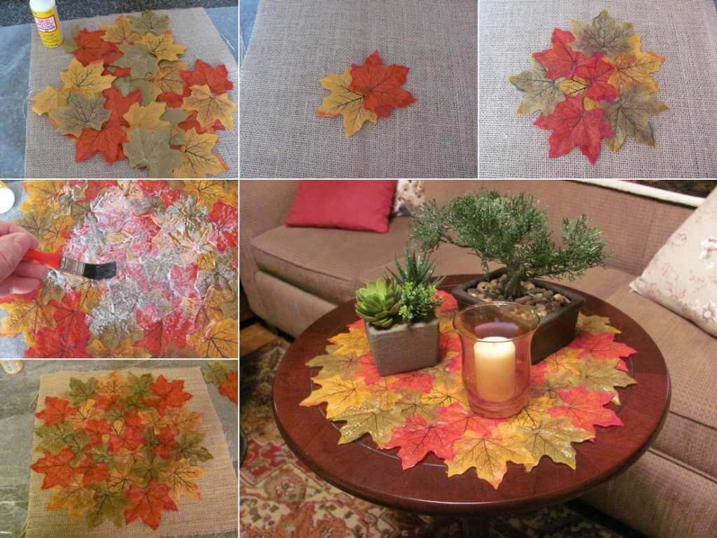 diy fall leaf decor 