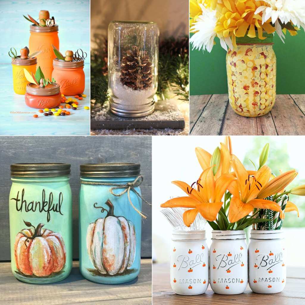 Fall Mason Jar Crafts