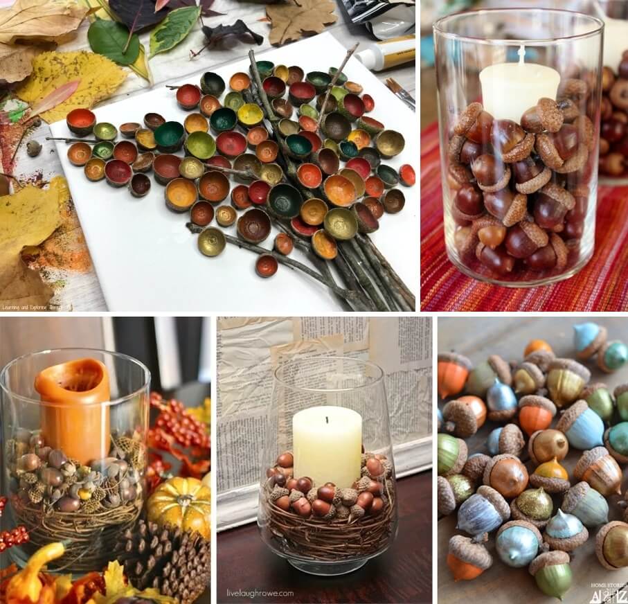 DIY Acorn Crafts and Decor Ideas 