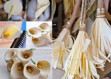 Decorating with Corn Husk