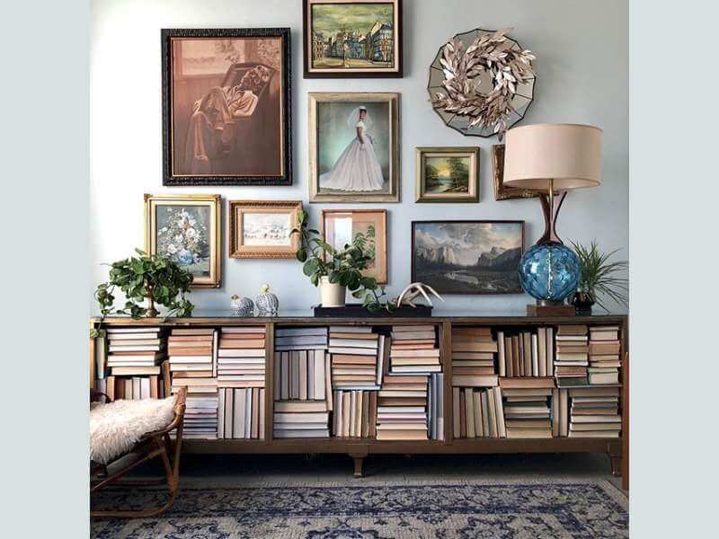 Ideas to Style a Low Bookcase