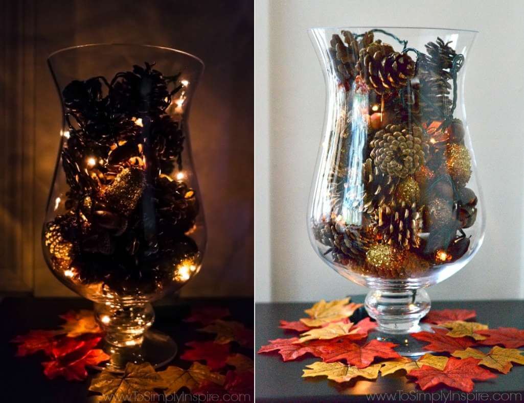 DIY Fall Themed Vase Filler Ideas