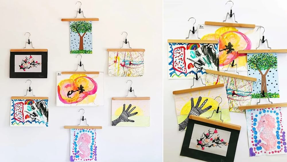 Kids Artwork Display Ideas